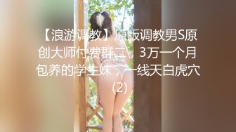 【浪游调教】原版调教男S原创大师付费群二，3万一个月包养的学生妹，一线天白虎穴 (2)