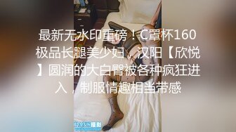 最新无水印重磅！C罩杯160极品长腿美少妇，汉阳【欣悦】圆润的大白臀被各种疯狂进入，制服情趣相当带感