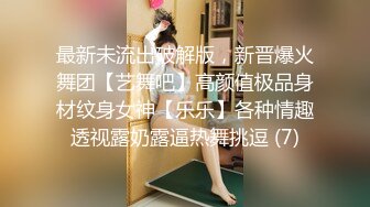 最新未流出破解版，新晋爆火舞团【艺舞吧】高颜值极品身材纹身女神【乐乐】各种情趣透视露奶露逼热舞挑逗 (7)