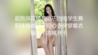 超跑探花情趣酒店约炮学生兼职妹啪啪妹子担心查房穿着衣服拔下内裤开干