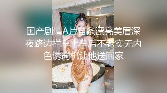 国产剧情A片苗条漂亮美眉深夜路边拦车上车后不老实无内色诱司机让他送回家