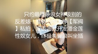 ❤️只约最骚最浪女神级别的反差婊！推特约炮大神【军阀】私拍，淫语调教开发潘金莲性奴女儿，终极美臀浪叫坐插