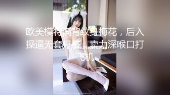 欧美模特满背纹身梅花，后入操逼无套打桩，卖力深喉口打飞机