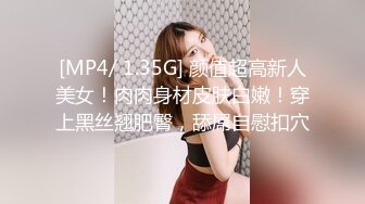 [MP4/ 1.35G] 颜值超高新人美女！肉肉身材皮肤白嫩！穿上黑丝翘肥臀，舔屌自慰扣穴